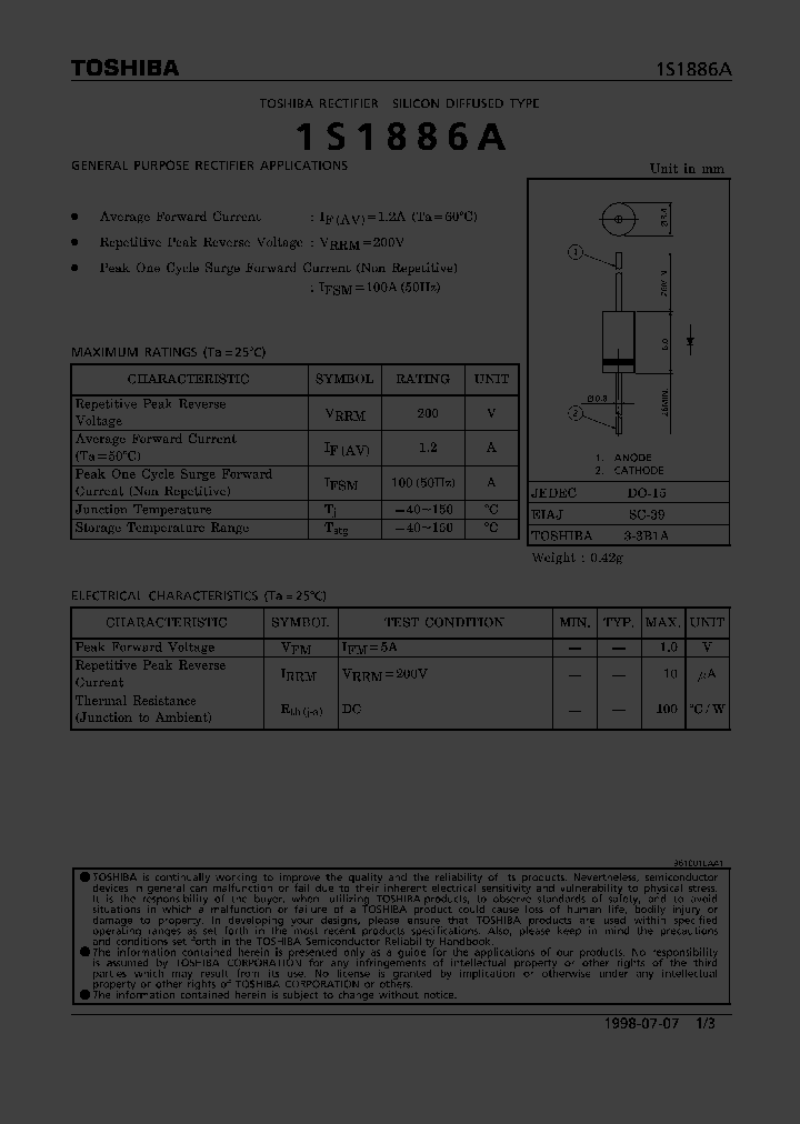 1S1886A_187294.PDF Datasheet