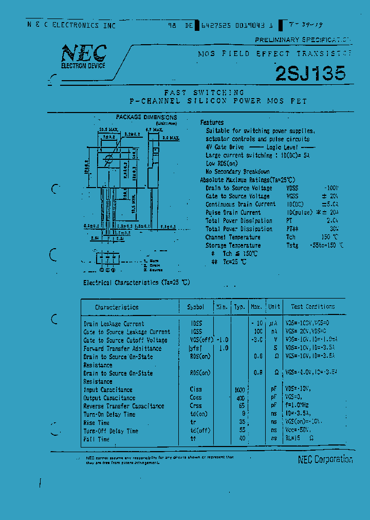 2SJ135_12678.PDF Datasheet