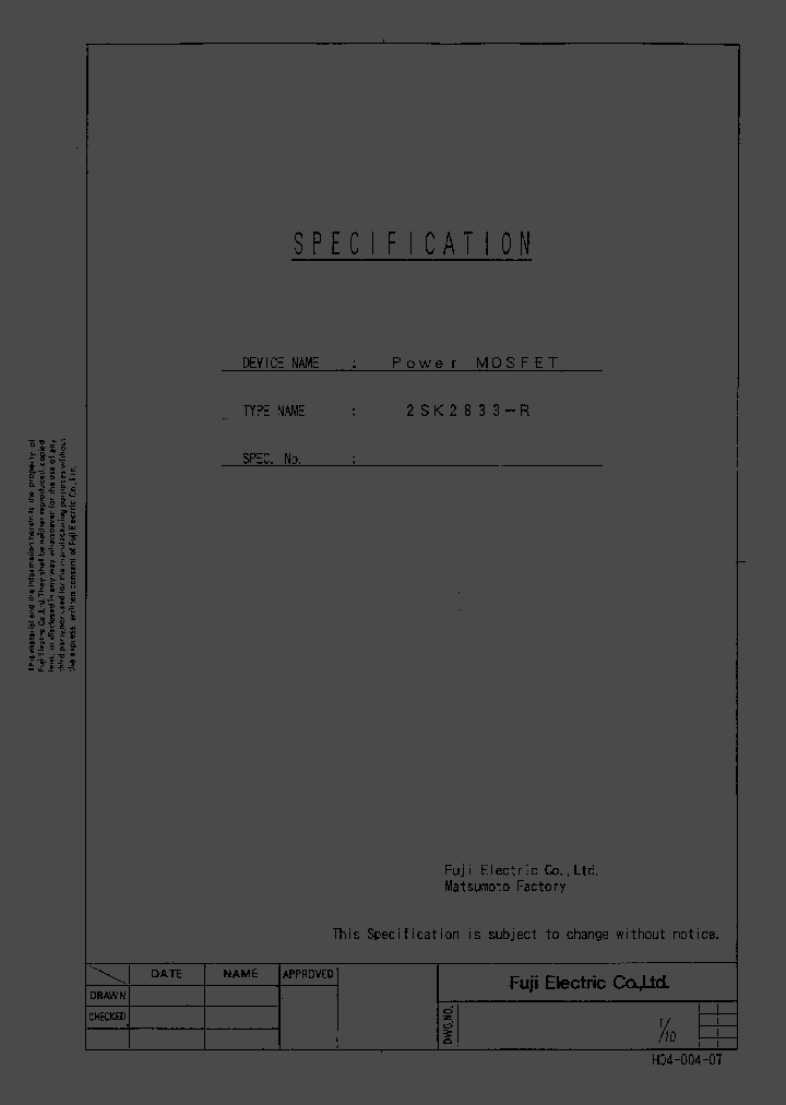 2SK2833-R_178241.PDF Datasheet