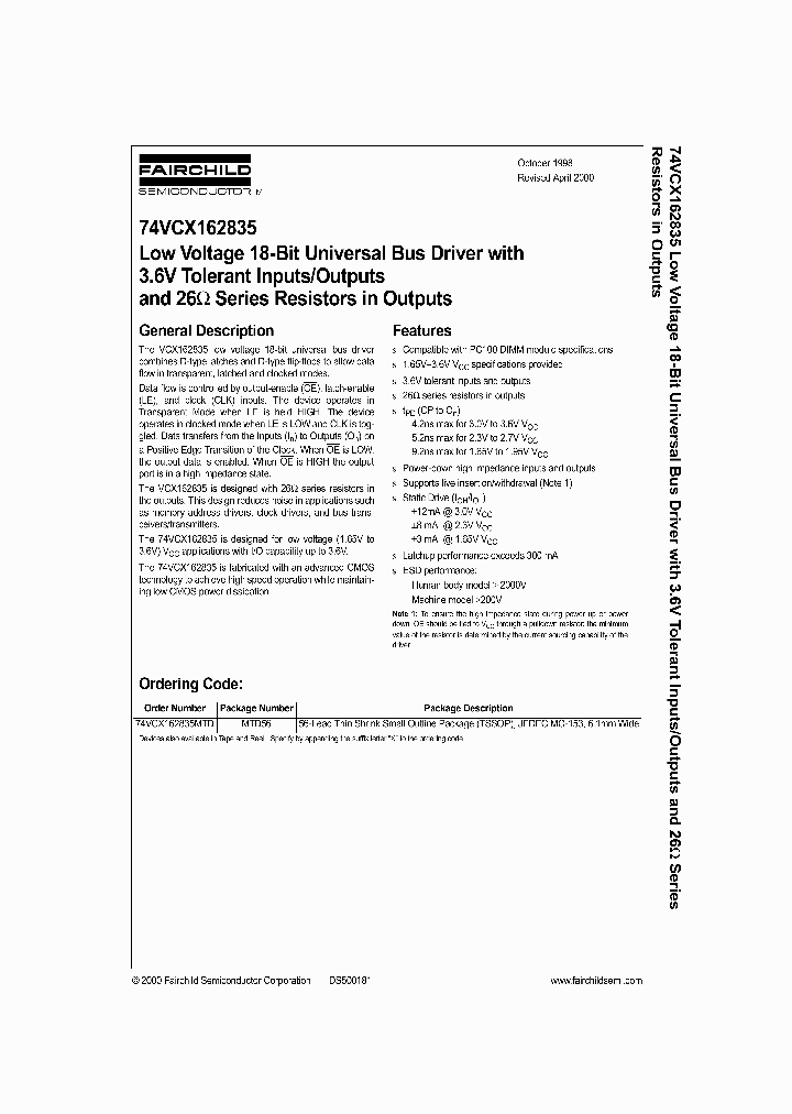 74VCX162835_169747.PDF Datasheet