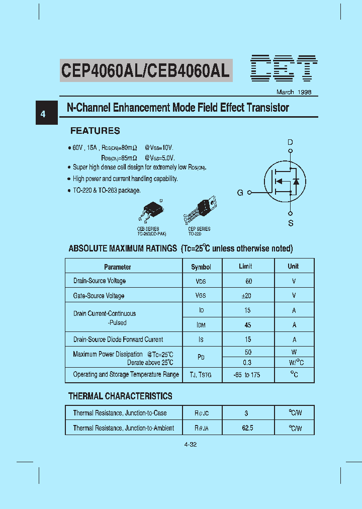 CEP4060AL_99125.PDF Datasheet