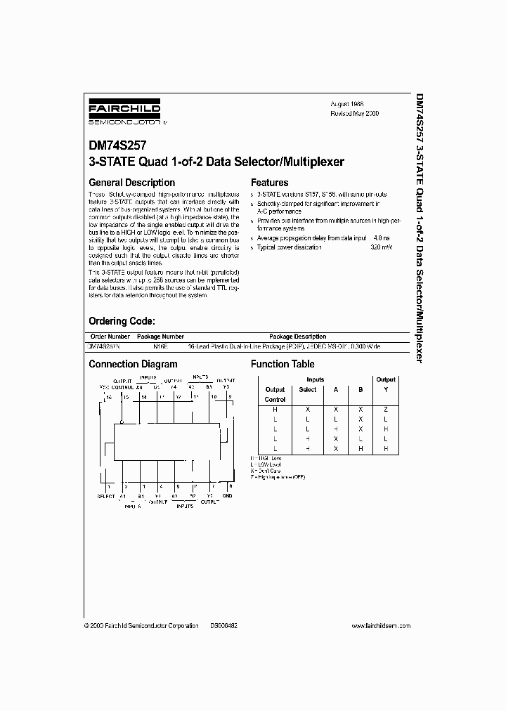 DM74S257_150008.PDF Datasheet