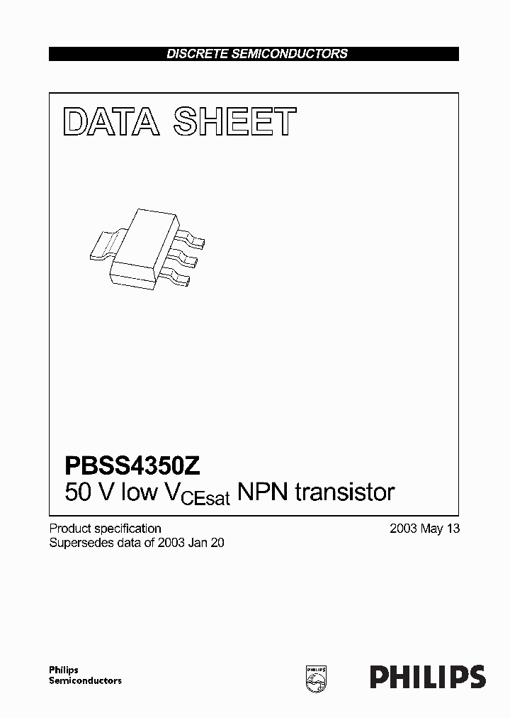 PBSS4350Z_137168.PDF Datasheet