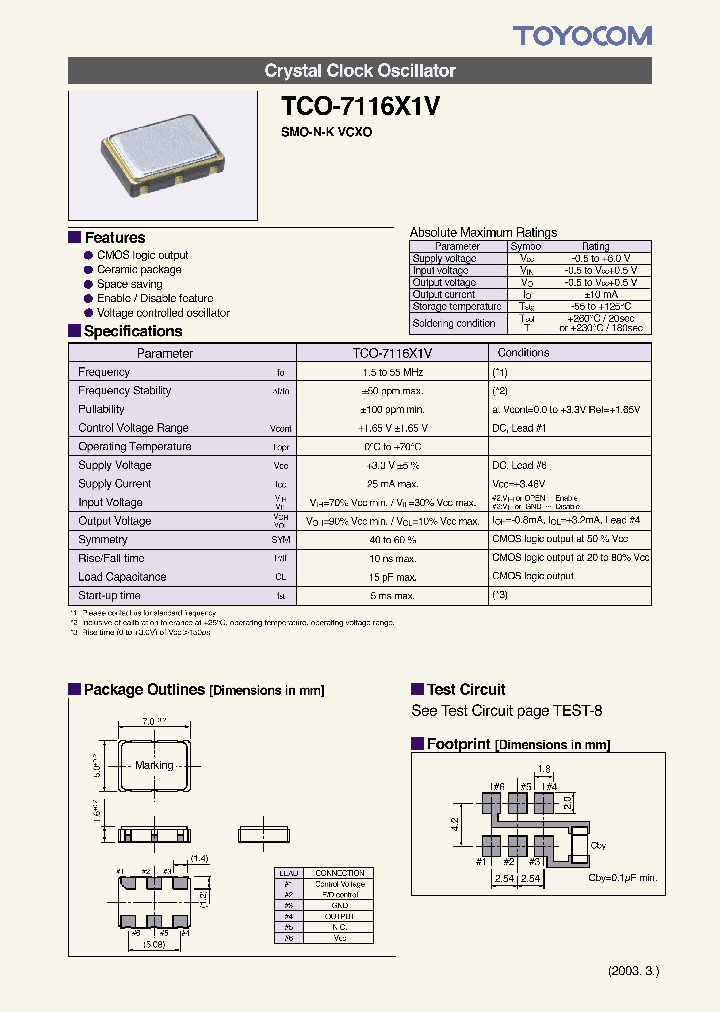 TCO-7116X1V_70533.PDF Datasheet