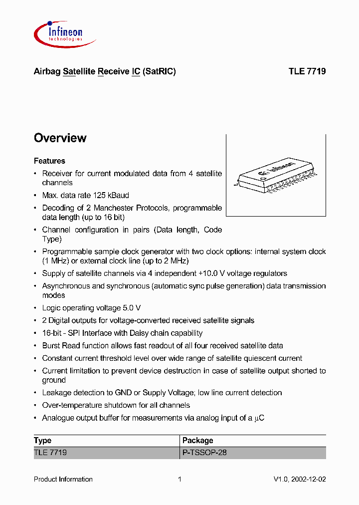 TLE7719_66818.PDF Datasheet