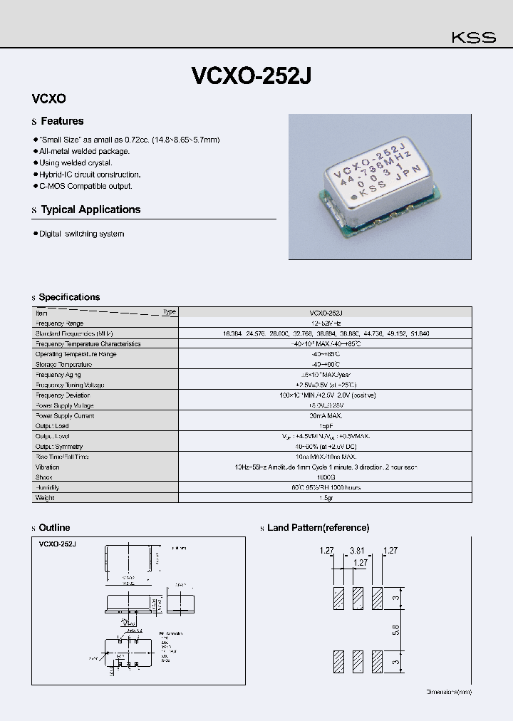 VCXO-252J_56326.PDF Datasheet