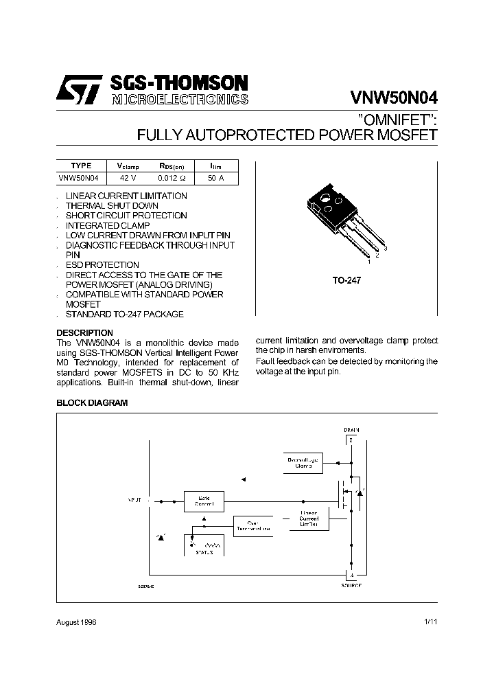 VNW50N04_55071.PDF Datasheet