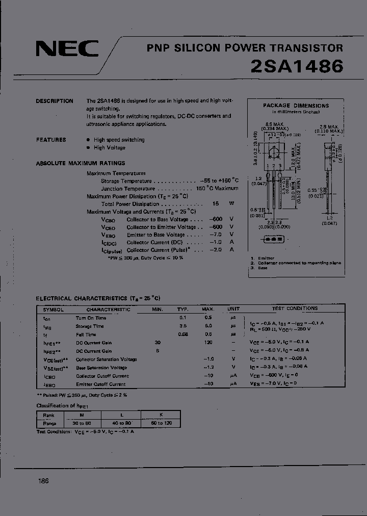 2SA1486_293063.PDF Datasheet