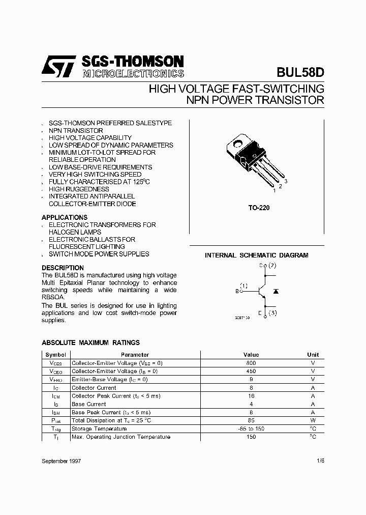 BUL58D_270121.PDF Datasheet