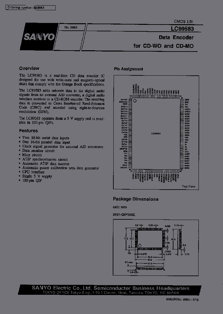 LC89583_258325.PDF Datasheet