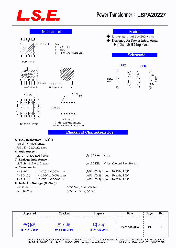 LSPA20227_295022.PDF Datasheet