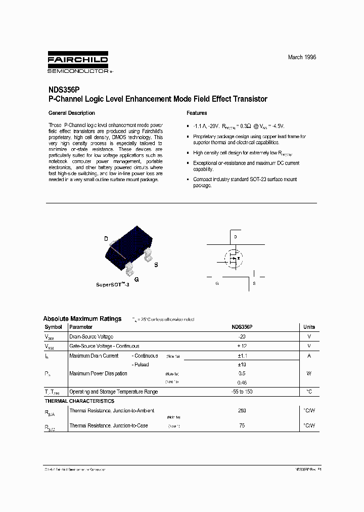 NDS356P_274214.PDF Datasheet