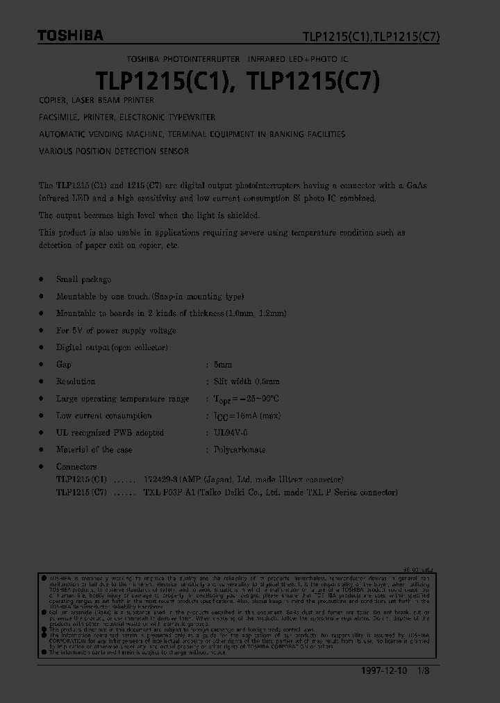 TLP1215C7_205974.PDF Datasheet