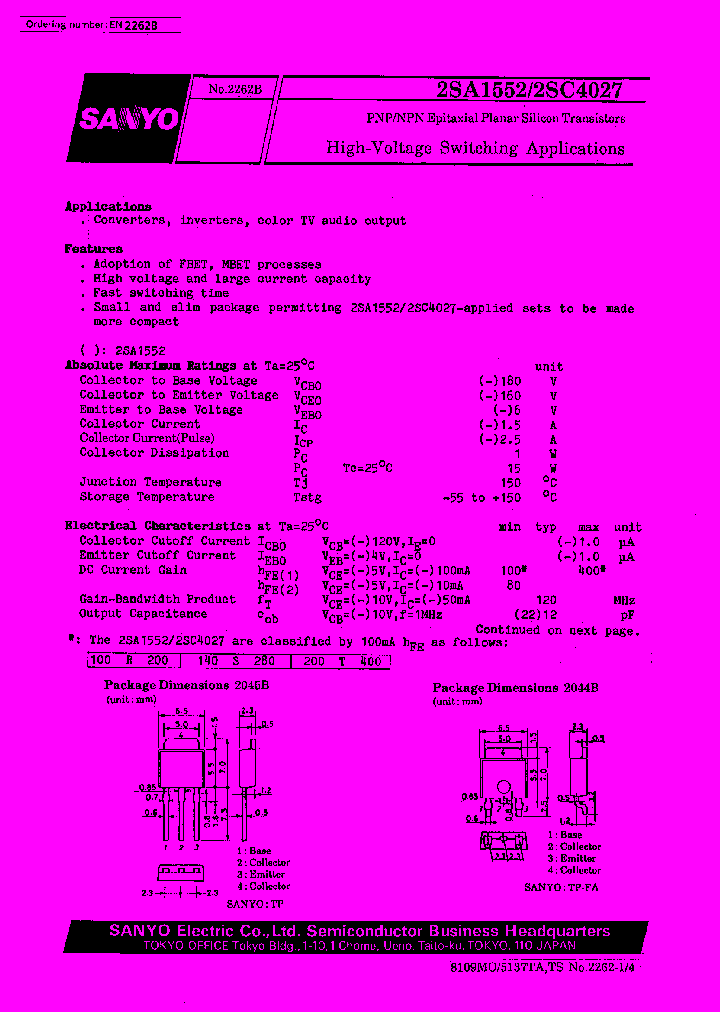 2SC4027_250943.PDF Datasheet