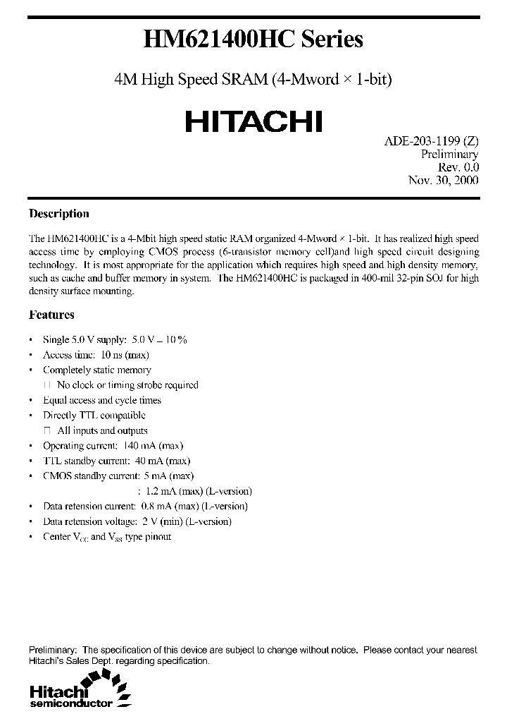HM621400HC_217314.PDF Datasheet