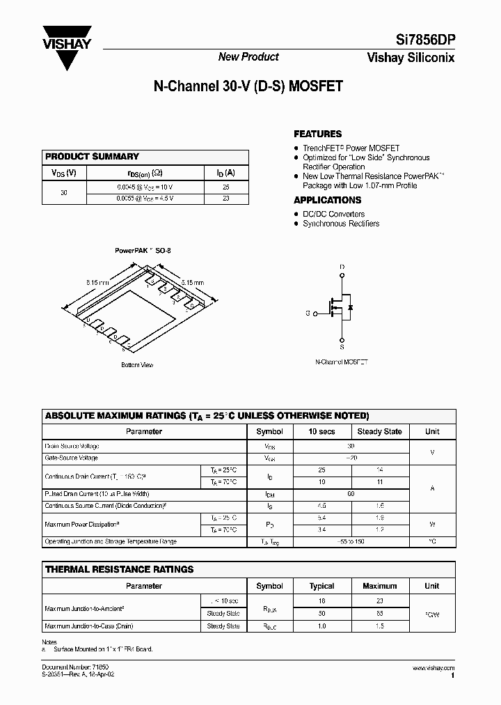 SI7856DP_218885.PDF Datasheet