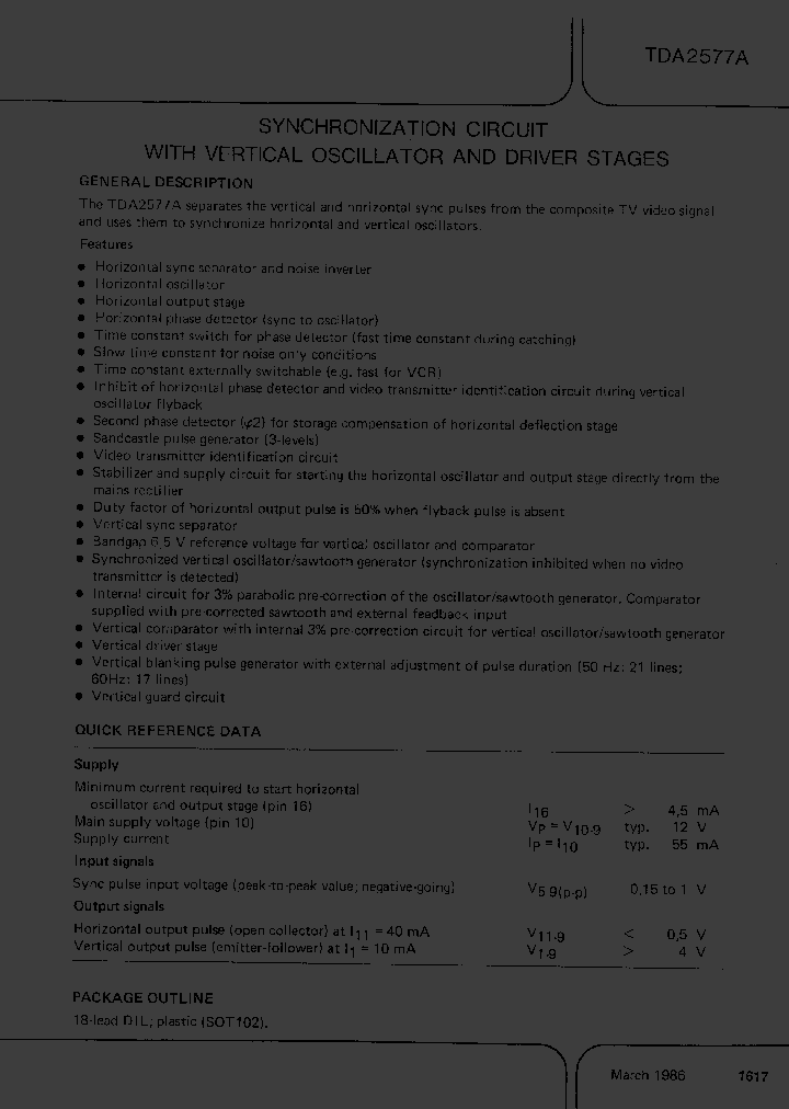 TDA2577A_236448.PDF Datasheet