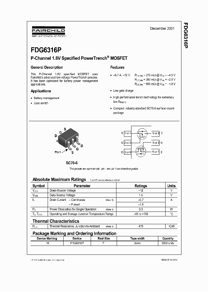 FDG6316_228524.PDF Datasheet