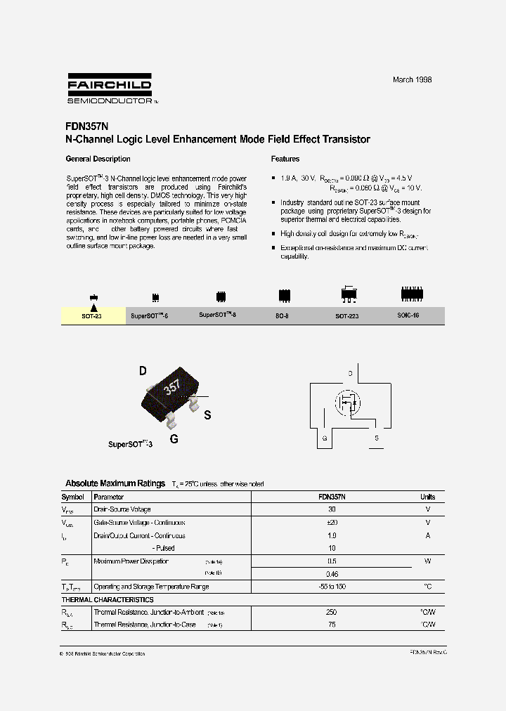 FDN357N_236903.PDF Datasheet