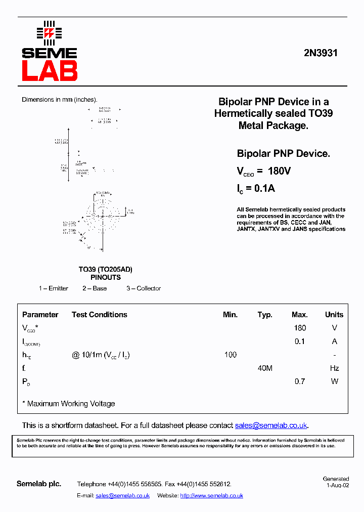 SF2N3931_361033.PDF Datasheet