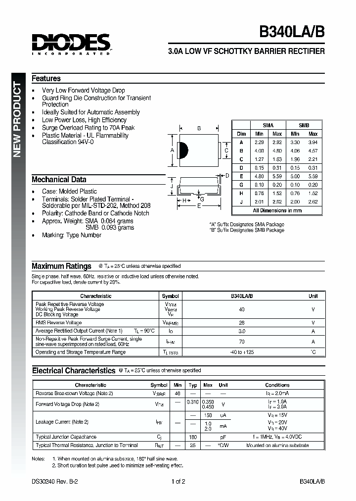 B340LA_308554.PDF Datasheet