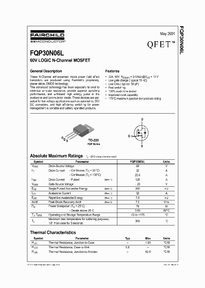 FQP30N06L_348689.PDF Datasheet