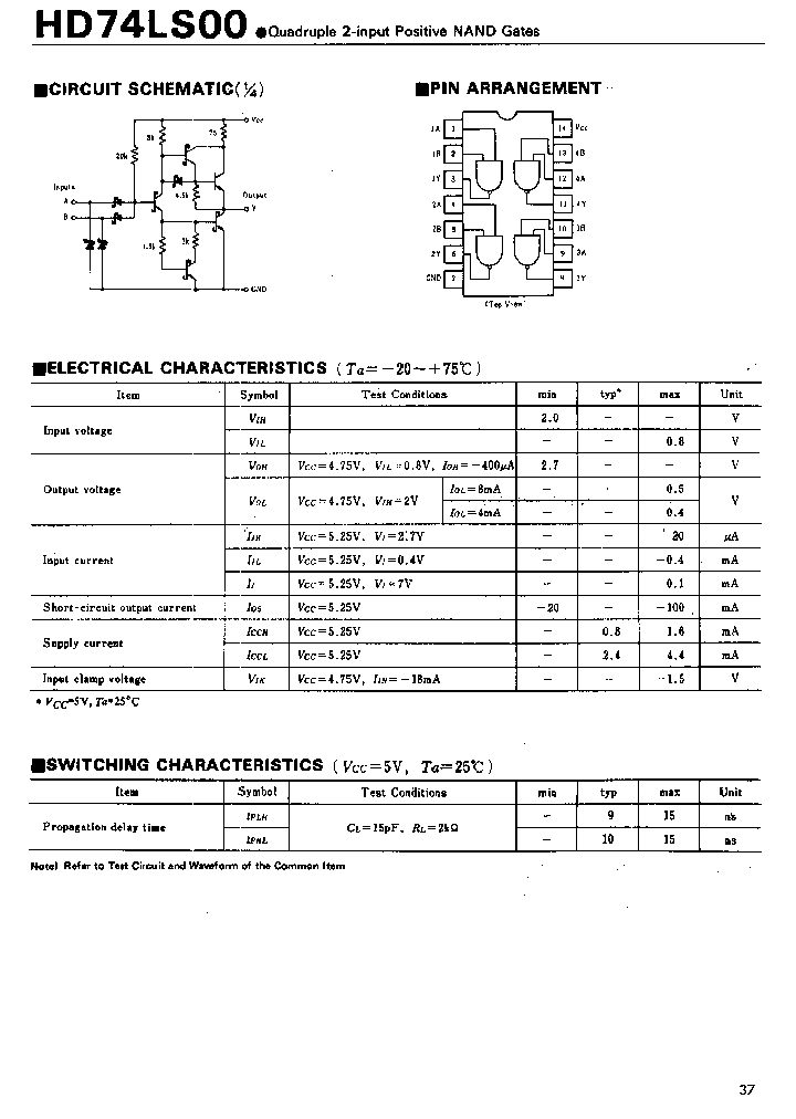 HD74LS00_154490.PDF Datasheet