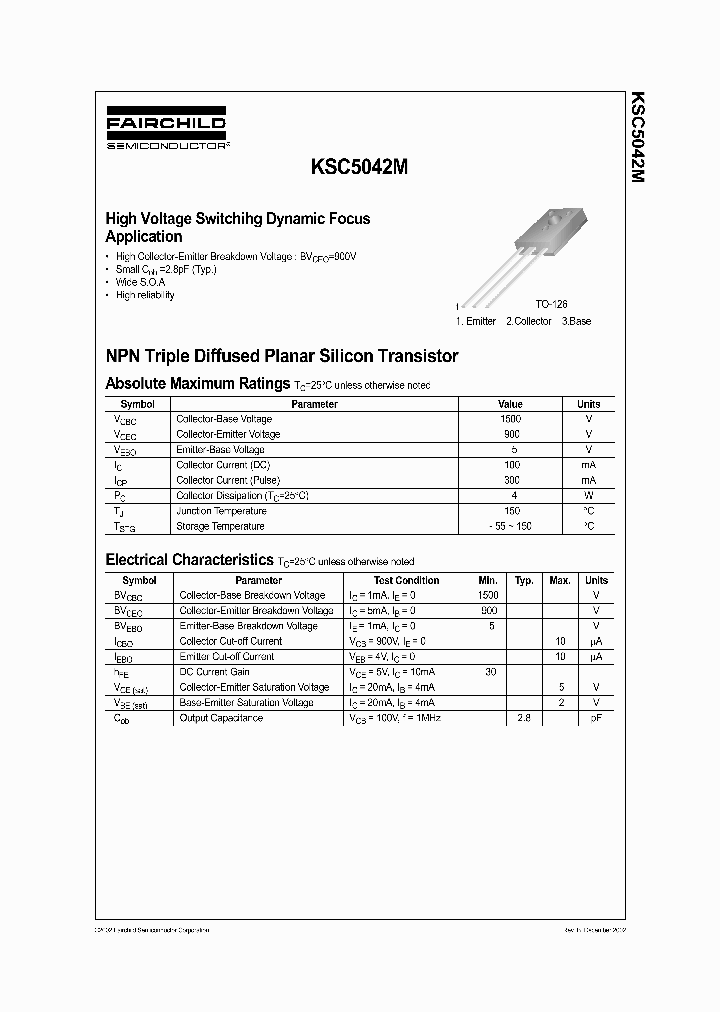 KSC5042M_348317.PDF Datasheet