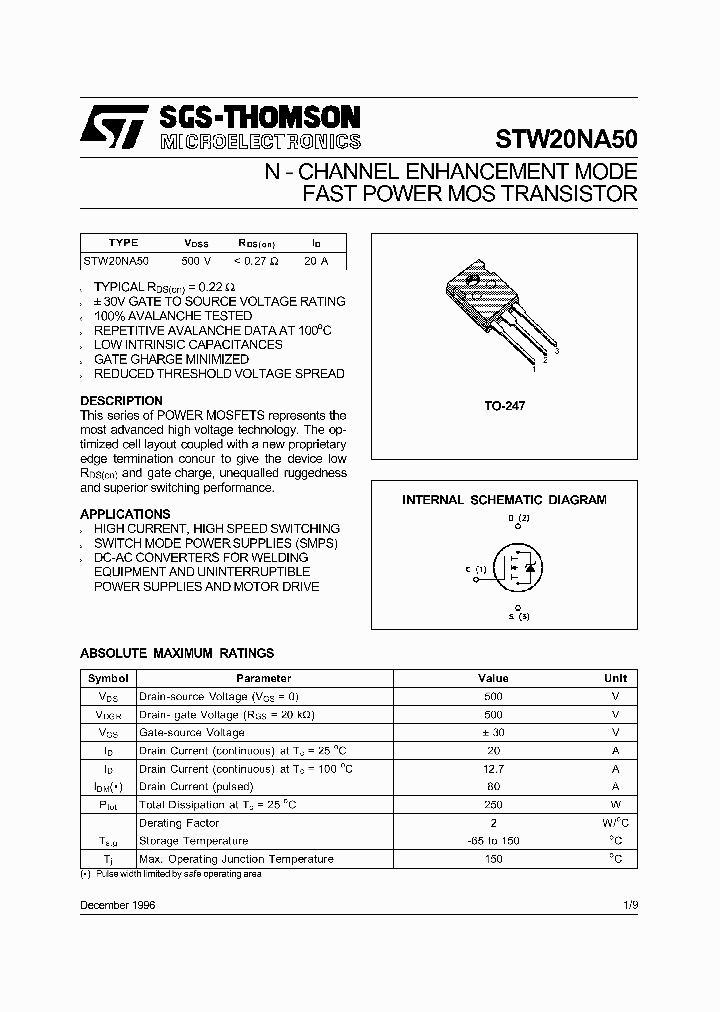 STW20NA50_367665.PDF Datasheet