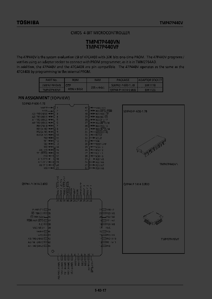 TMP47P440VF_361069.PDF Datasheet