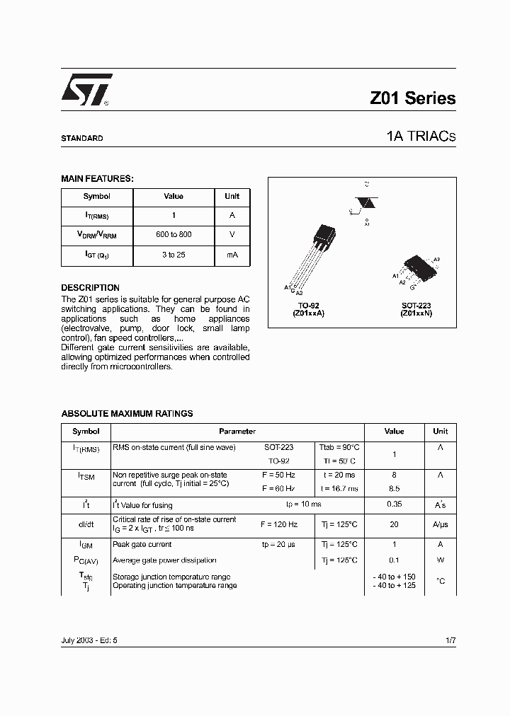 Z0103MA1AA2_35072.PDF Datasheet