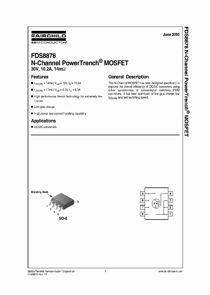 FDS8878_398608.PDF Datasheet