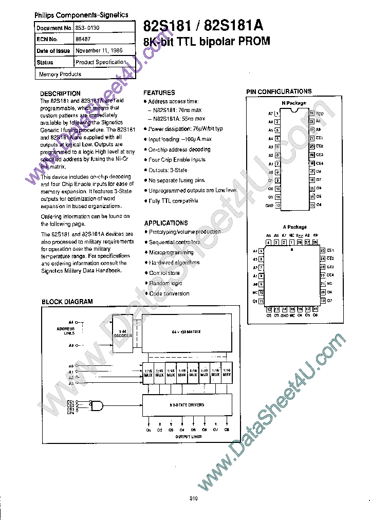 N82S181A_407781.PDF Datasheet