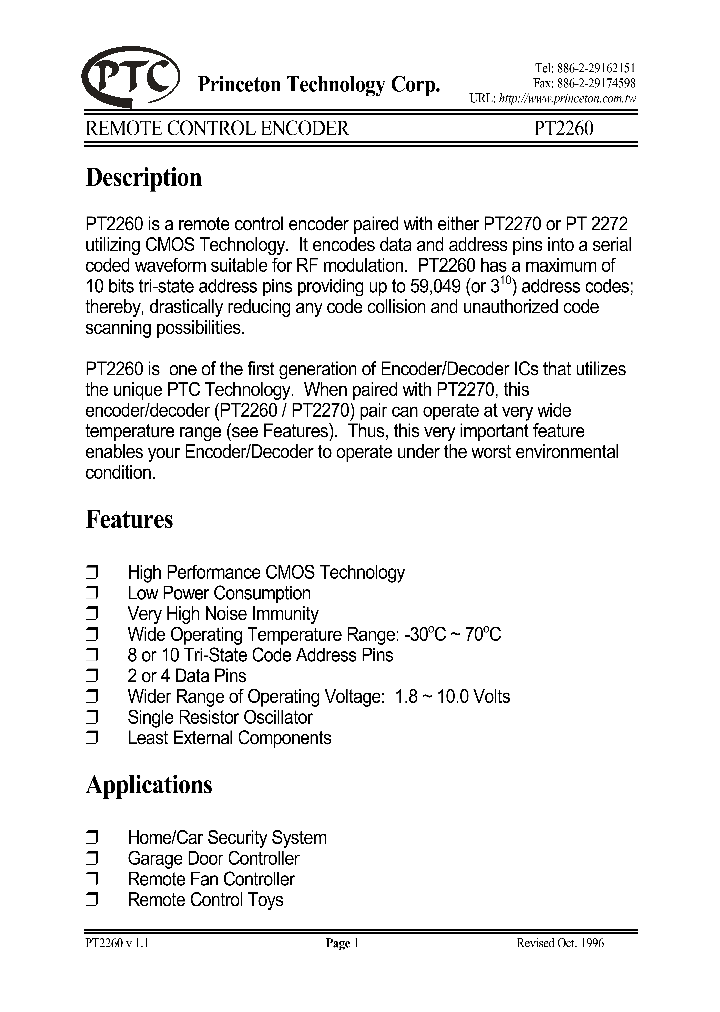 PT2260_441005.PDF Datasheet