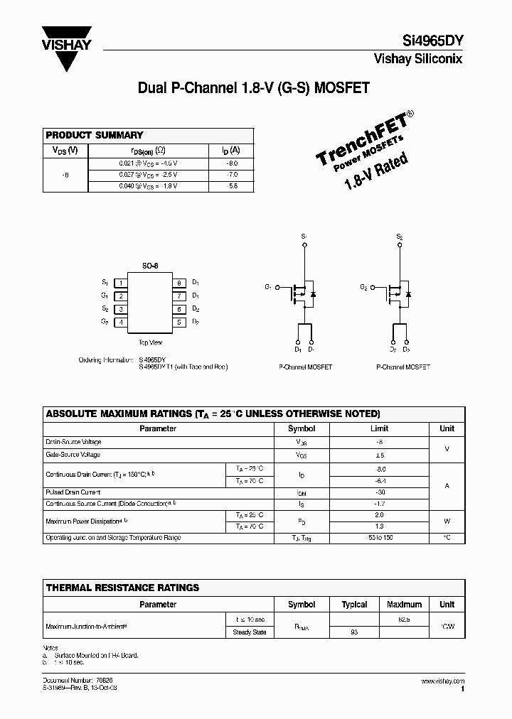 SI4965DY_460352.PDF Datasheet