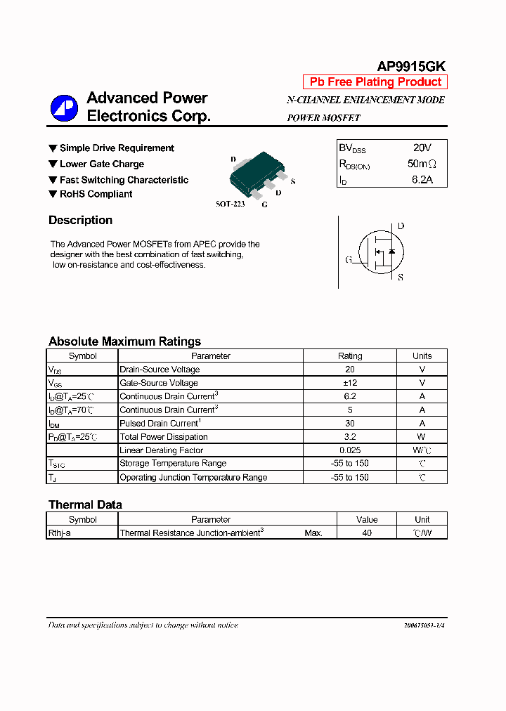 AP9915GK_504677.PDF Datasheet