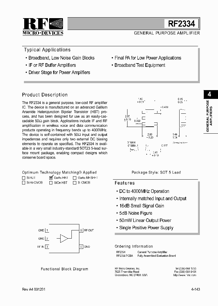 RF2334PCBA_495324.PDF Datasheet