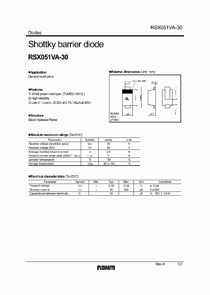 RSX051VA-30_541845.PDF Datasheet