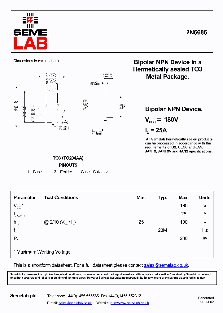 SF2N6686_527600.PDF Datasheet