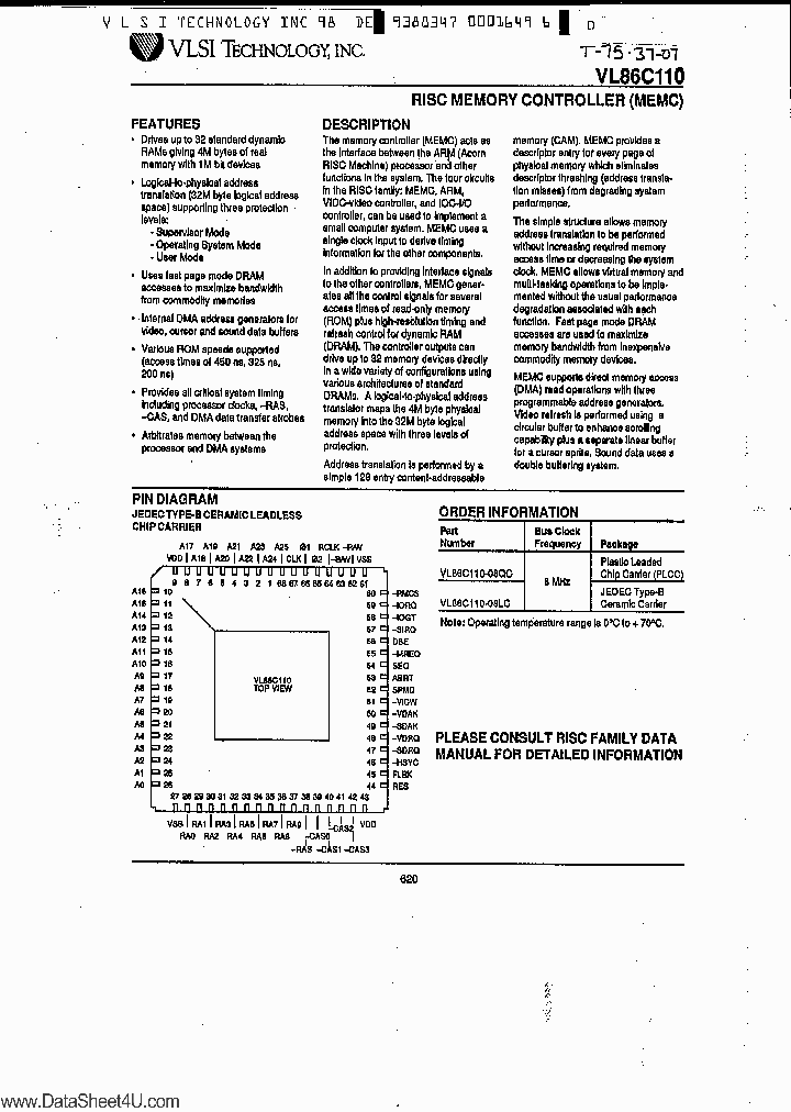 VL86C110_549096.PDF Datasheet