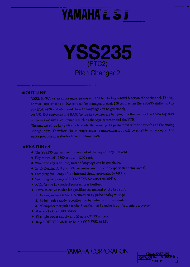 YSS235_519494.PDF Datasheet