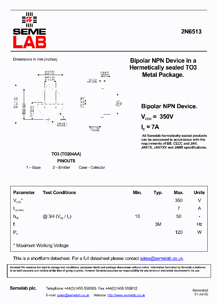 2N6513_650231.PDF Datasheet