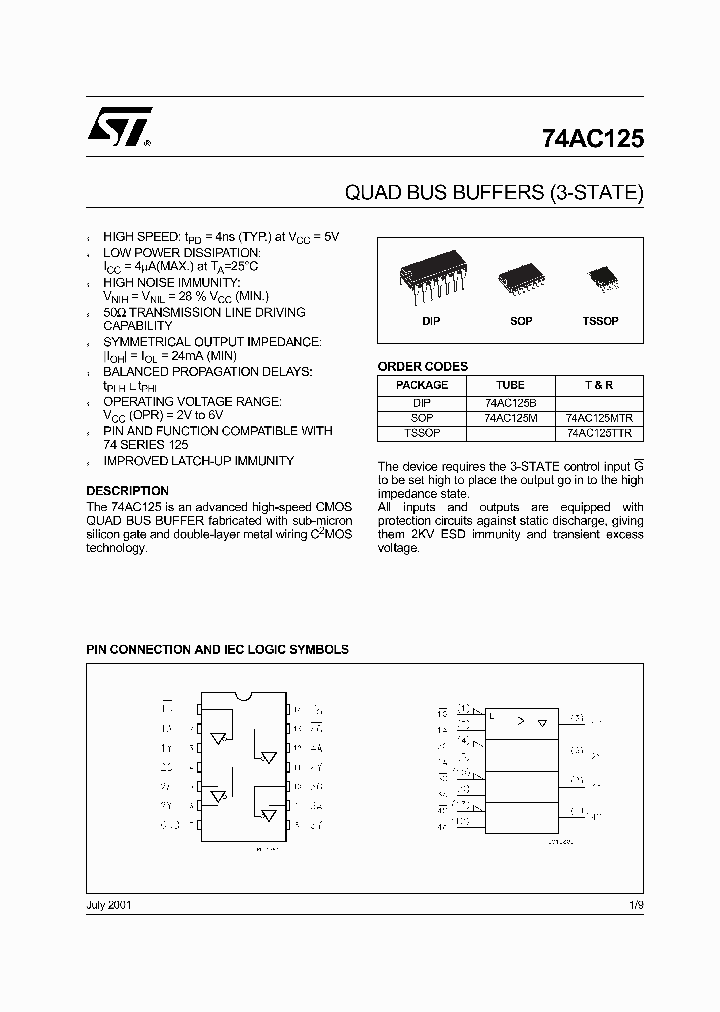 74AC125TTR_462633.PDF Datasheet