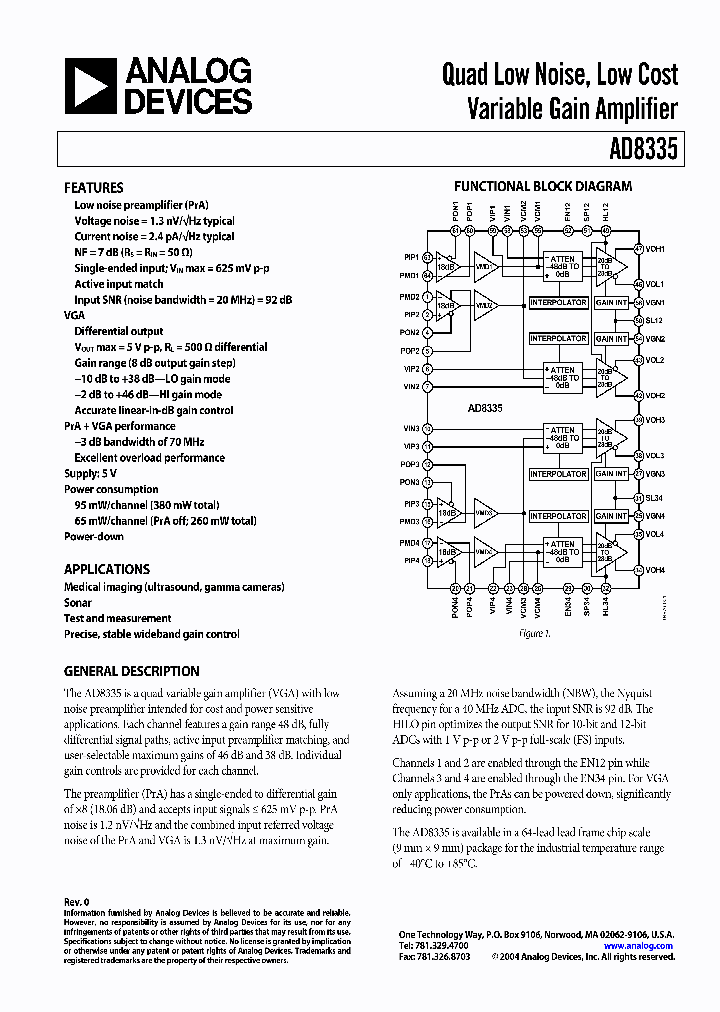 AD8335ACPZ_711241.PDF Datasheet