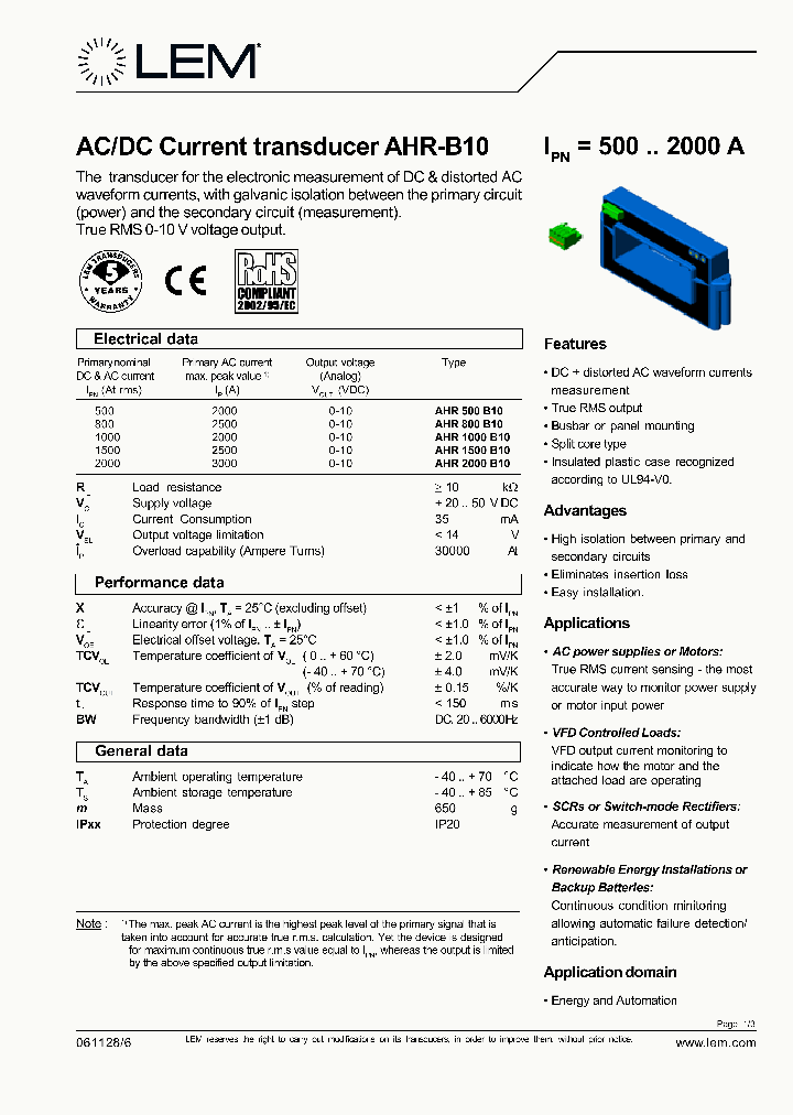 AHR800B10_704151.PDF Datasheet