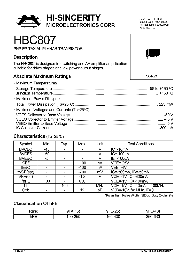 HBC807_642018.PDF Datasheet