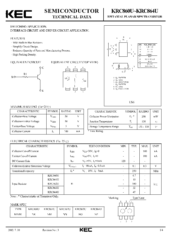 KRC860U_305812.PDF Datasheet