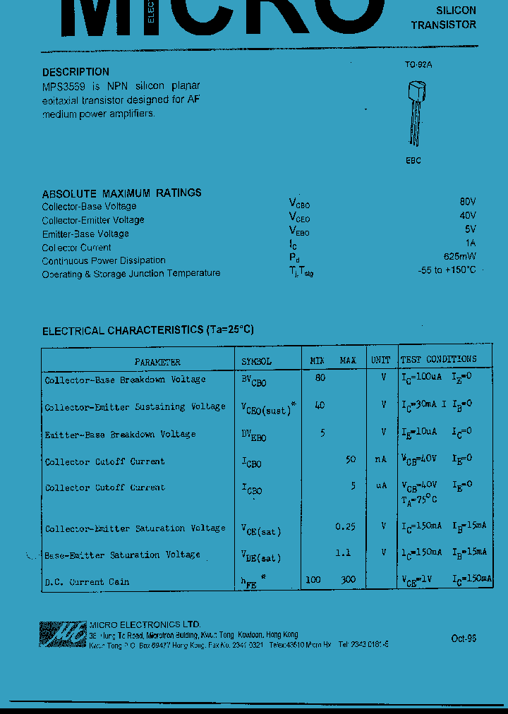 MPS3569_577337.PDF Datasheet