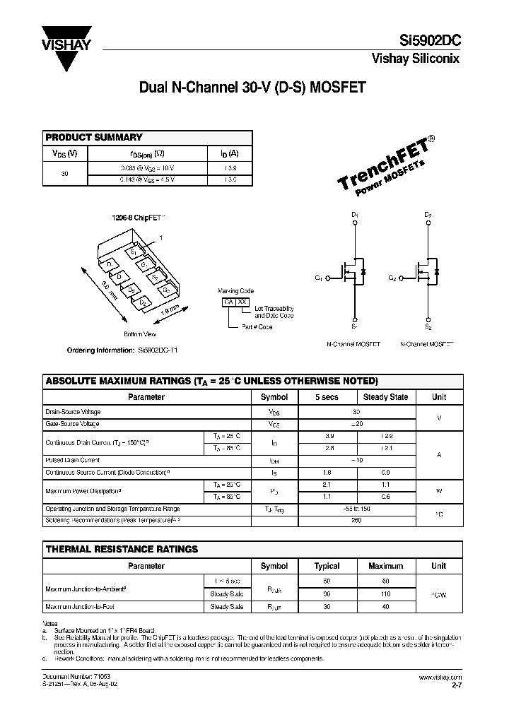 SI5902DC-T1_605618.PDF Datasheet