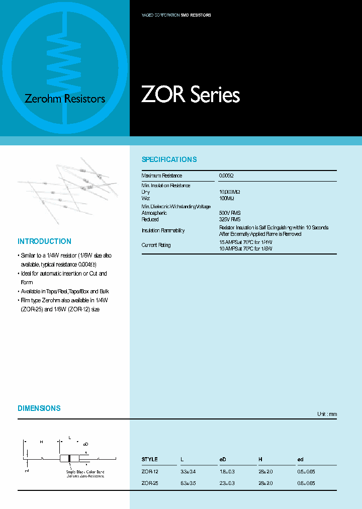 ZOR-12_702668.PDF Datasheet